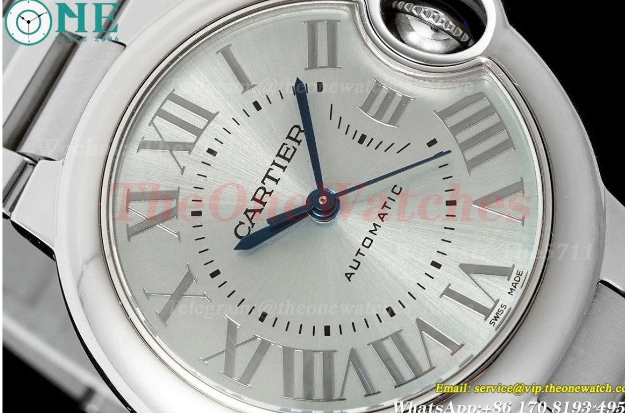 SS De SS Bleu NH05 Cartier AF Dial 33mm Light Ballon Blue 1211